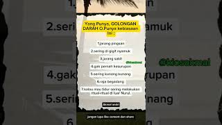 Ciri Orang Dengan Golongan Darah O ‼️quote motivasi faktaunik [upl. by Igig321]