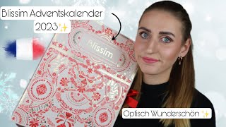 Optisch wunderschön amp inhaltlich🤔 Blissim Adventskalender Französisch Variante 2023 Unboxing ✨ [upl. by Wall574]