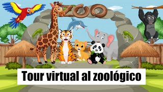 Tour Virtual al Zoológico  Maestra Mónica [upl. by Arimihc]