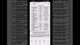 Public Holidays for the year 2024 announced employeevoice shortsfeed [upl. by Trainer]