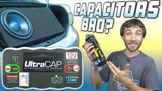 The TRUTH About Car Audio CAPACITORS Testing a CHEAP 12v Capacitor VS IOXUS UltraCap Supercapacitor [upl. by Akinehs]