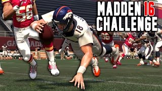 TOUCHDOWN PEYTON  Peyton Manning The RB 3  Madden 16 NFL Career Challenge [upl. by Nicoli]