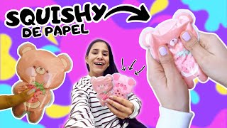 😱 Como hacer SQUISHY de PAPEL esponjoso y Super Fácil Paper DIY BLIND BAG  Aixsa OhHappyPina [upl. by Skolnik]