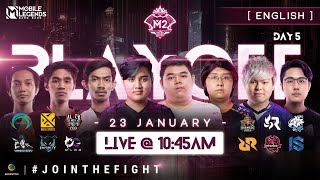 ENGLISH M2 Playoff Day 2  MLBB World Championship 2020  Singapore [upl. by Ciro512]