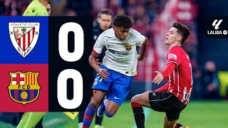 ATHLETIC CLUB 0 vs 0 FC BARCELONA  LALIGA 202324 MD27 [upl. by Noraha]