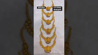 🥰😳Gold Lite Weight Antique Necklace 1215grams only gold goldjewelry jewellery goldnecklace [upl. by Aikaj845]