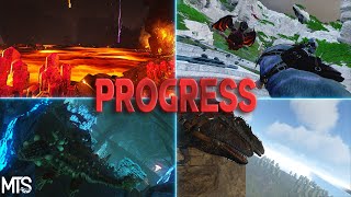 Insane Progress Day 1 On MTS  ARK Survival Evolved [upl. by Llehcram935]