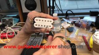 Easy Humbucker Height Adjustment for Better Tone [upl. by Leclair]