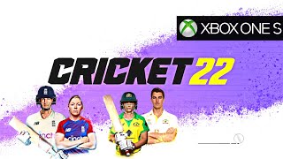 Cricket 22 Xbox One S Gameplay [upl. by Barna196]