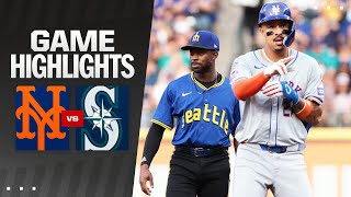 Mets vs Mariners Game Highlights 8924  MLB Highlights [upl. by Tsenrae146]