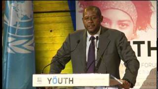 Forest Whitaker at the Youth Forum [upl. by Forster]