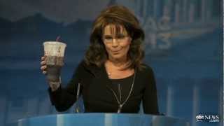 Sarah Palin CPAC 2013 Speech Big Gulp Dig at Bloomberg Tells Obama to Do His Job [upl. by Gerianne]