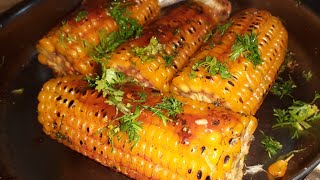 Pan Tossed Masala Corn recipe  Winter Evening Snacks  Ready To Eat [upl. by Dnomyar]