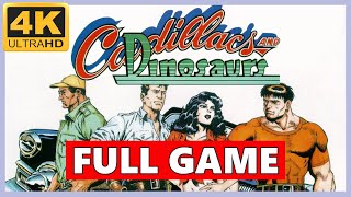 Cadillacs and Dinosaurs Full Walkthrough Gameplay  No Commentary 4K Arcade Longplay [upl. by Aik]