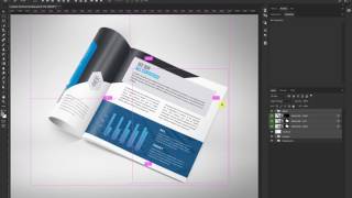 Square Brochure Mockup  Tutorial [upl. by Yemac]