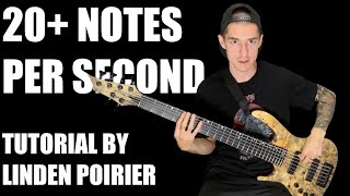 TwoFingered Tremolo Technique EXPLAINED BASS TUTORIAL [upl. by Anallise296]