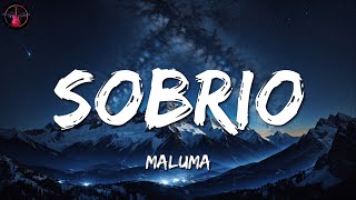 Maluma ╸Sobrio  LetraLyrics [upl. by Reinald380]