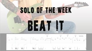 Solo Of The Week 10 Eddie Van Halen  Beat It tab [upl. by Jacobson491]