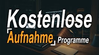 Meine TOP 3 Kostenlosen Aufnahme Programme für Youtube ohne Wasserzeichen [upl. by Holcomb135]