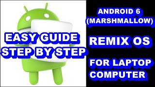 HOW TO INSTALL ANDROID 6 ON LAPTOPCOMPUTER [upl. by Inah176]