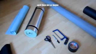 DIY  How To Make A Foam Roller [upl. by Lobiv]