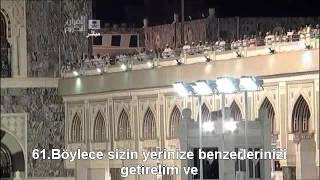 Vakia Suresi Kabe İmamı Sudais Türkçe Altyazılı Mealli [upl. by Onin459]