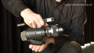 Sony Handycam NEXVG10 New videos show the features NEX VG10 [upl. by Serica]