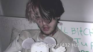 Lil Peep  Spotlight Prod Marshmallow 432 Hz [upl. by Nayra70]