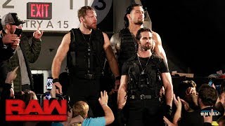 The Shield make their entrance together for the first time in three years Raw Oct 16 2017 [upl. by Briana]