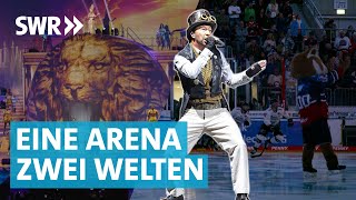 Eishockey amp Konzert von DJ Bobo – Hinter den Kulissen der SAP Arena Mannheim [upl. by Nnairol]