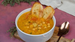 Chickpeas soup simple creamy and simple to make [upl. by Scherman]