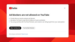 YouTube Is Blocking Ad Blockers [upl. by Frederic765]