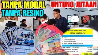 Bisnis tanpa Modal dapat untung Jutaan dari Cetak Kalender [upl. by Waldemar]