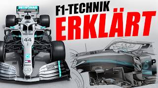 Erklärt So funktioniert ein F1Auto  Formel 1 2019 Technik [upl. by Htinnek]