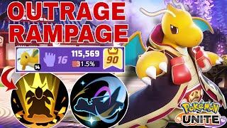 DRAGONITE Dominates the Battlefield with This Unstoppable Build  Pokemon Unite [upl. by Ailero]