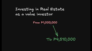 VALUE INVESTOR INVESTS IN REAL ESTATE  INVESTING PHILIPPINES [upl. by Nwahsat]