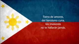 The Philippine National Anthem in EspañolEnglish amp Tagalog [upl. by Yrellih]