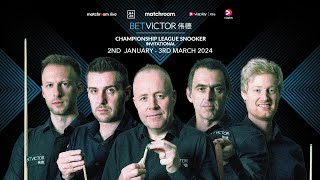 WATCH LIVE  2024 CHAMPIONSHIP LEAGUE SNOOKER  INVITATIONAL  TABLE 2 [upl. by Akirdnas241]