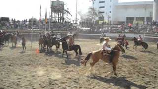 Huasos matones en el rodeo del estadio nacional lacean a joven menor de edad Sept 2010 ORIGINAL [upl. by Delilah]