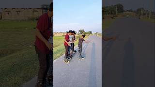 Public reactions epic and emotional😭inline skatesskatersskating shoesshortsyt shorts [upl. by Trepur]