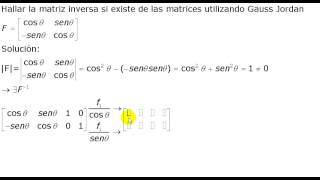 Matrices ejercicio 9 inversa de una matriz 2x2 [upl. by Atekahs]