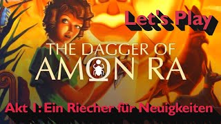 Akt 1 Einen Riecher für Neuigkeiten  Lets Play Laura Bow 2 The Dagger of Amon Ra GERMAN [upl. by Cinnamon169]