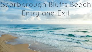 Scarborough Bluffs Beach Entry and Exit  Bluffers Park and Beach [upl. by Tulley]