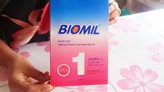 Biomil 1 ইনফ্যান্ট ফর্মূলা জন্ম হতে ৬ মাস পর্যন্ত [upl. by Assirralc]