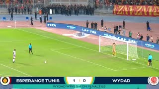 Esperance de Tunis vs Wydad AC 04  05 Penalty Kicks Semi final 2nd League [upl. by Bogey137]