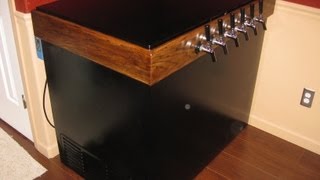 How to Build a Keezer  Kegerator Part 2 Collar and Hardware [upl. by Raye]