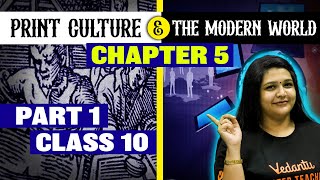 Print Culture amp The Modern World  Part 1  Class 10 CBSE 2024  Suba maam [upl. by Atinehs]