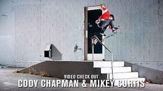 Video Check Out Mikey Curtis x Cody Chapman  TransWorld SKATEboarding [upl. by Lerret]