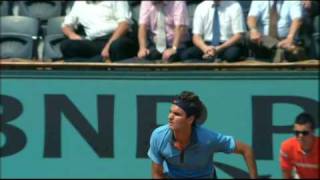 Roger Federer in Super Slow Motion [upl. by Eedebez]