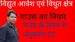 electro Statics 07 गाउस के नियम के अनुप्रयोगrvphysics2116education physics [upl. by Iney631]